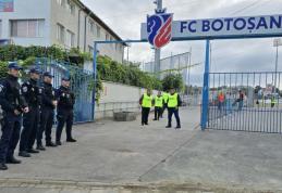 Măsuri de ordine publică la meciul de fotbal dintre F.C. Botoșani și F.C. Universitatea Cluj