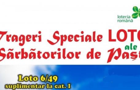 Loteria organizează, de Paști, extrageri duble pentru jocurile Loto 6/49, Joker și Loto 5/40