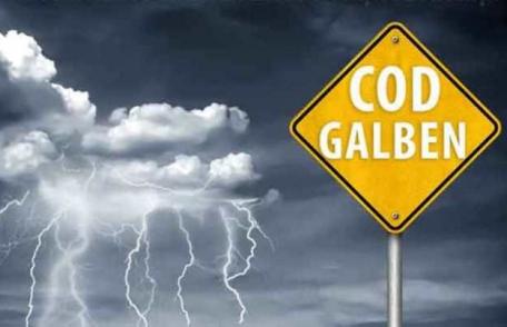 Cod Galben de ploi pentru județul Botoșani, până mâine, la ora 02:00