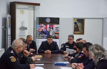 Ședință a Comitetului Județean pentru Situații de Urgență Botoșani pentru gestionarea fenomenelor din județ - FOTO