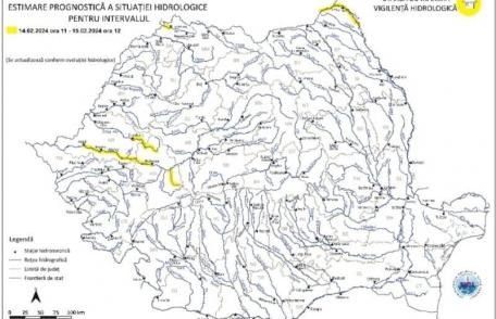 Pericol pe râul Prut! Cod galben de inundații!