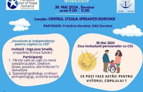 Ce poți face pentru viitorul copilului - workshop pentru părinții care au copii cu dizabilități