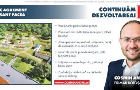 Cosmin Andrei: Copiii din Botoșani au la dispoziție terenuri de sport reabilitate. Urmează să modernizăm toate și să deschidem Parcul Pacea