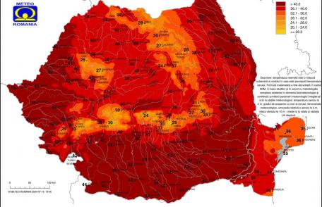 Șefa meteorologilor anunță urgia temperaturilor. Aer de foc: se resimt și 50 de grade Celsius în România