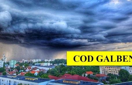 Județul Botoșani sub cod galben de furtuni de la ora 12:00