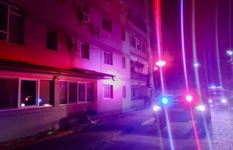 Incendiu izbucnit într-un bloc din Darabani. Mai multe bunuri au fost cuprinse de flăcări