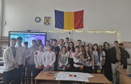 „Suflet de român” la Colegiul Național „Grigore Ghica” Dorohoi - FOTO