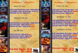 Vezi ce filme vor rula la Cinema „MELODIA” Dorohoi, în săptămâna 7 - 12 mai – FOTO