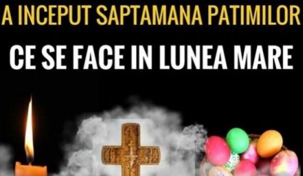 Dorohoi News Dh News Stiri Dorohoi Botosani A Inceput SÄƒptÄƒmana Patimilor Ce Trebuie SÄƒ Faci In Lunea Mare Pentru Spor Si SÄƒnÄƒtate Anunturi