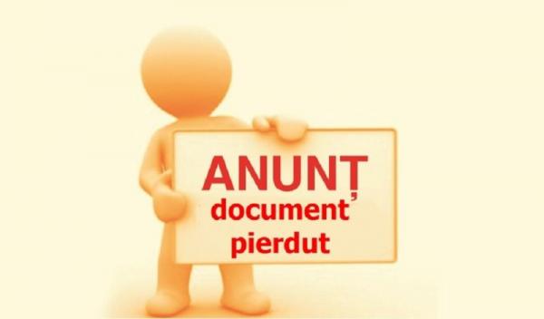 anunt-document-pierdut